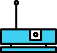 Robot Vacuum Cleaner Line Art Svg Vector, Free Vectors File